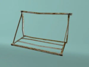 air conditioner rust  game ready 3D Model