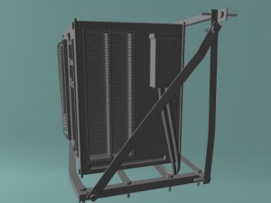 air conditioner rust  game ready 3D Модель