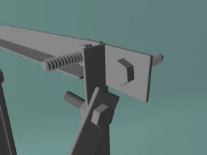air conditioner rust  game ready 3D Model