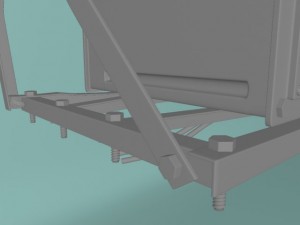 air conditioner rust  game ready 3D Модель