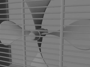 air conditioner rust  game ready 3D Model