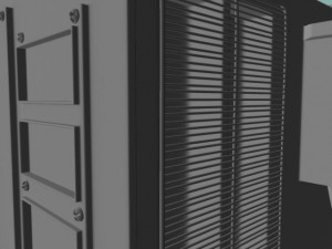 air conditioner rust  game ready 3D Модель