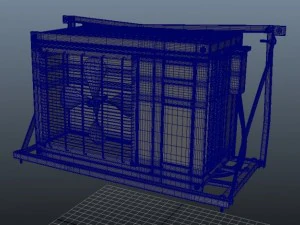 air conditioner rust  game ready 3D Model