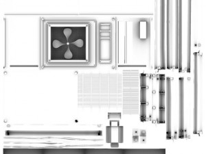 air conditioner rust  game ready 3D Модель