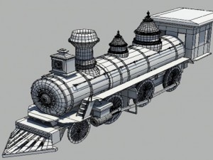 train 3D Model