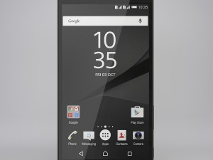 sony xperia z5 3Dモデル