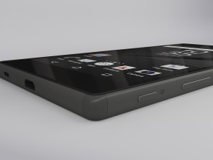 sony xperia z5 3Dモデル