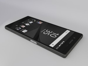 sony xperia z5 3Dモデル
