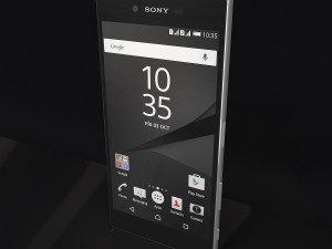 sony xperia z5 premium chrome 3D 모델