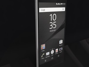 sony xperia z5 premium chrome 3D 모델