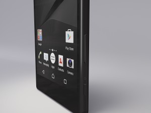 sony xperia z5 premium black 3D Model