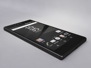 sony xperia z5 premium black 3D Model