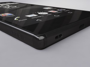 sony xperia z5 premium black 3D Model