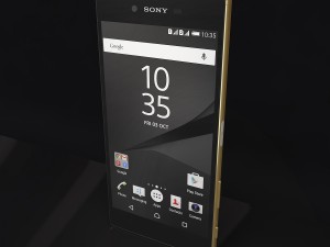 sony xperia z5 premium gold Modelo 3D