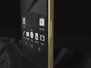 sony xperia z5 premium gold Modelo 3D