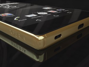 sony xperia z5 premium gold Modelo 3D