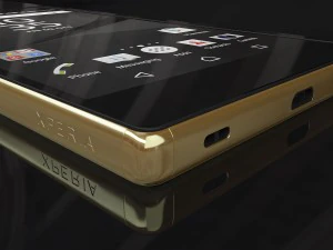 sony xperia z5 premium gold 3D Model