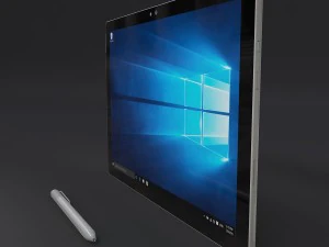 microsoft surface pro 4 with pen all colors 3D Model