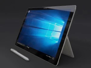 microsoft surface pro 4 with pen all colors 3D Model
