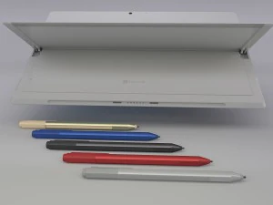 microsoft surface pro 4 with pen all colors 3D Model