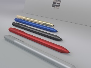 microsoft surface pro 4 with pen all colors 3D मॉडल