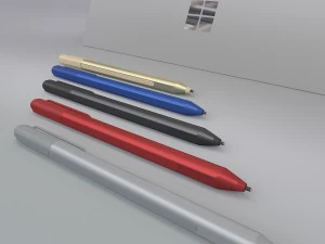 microsoft surface pro 4 with pen all colors 3D Model