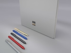 microsoft surface pro 4 with pen all colors 3D मॉडल