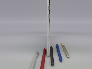 microsoft surface pro 4 with pen all colors 3D मॉडल