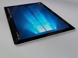 microsoft surface pro 4 with pen all colors 3D Model