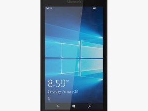 microsoft lumia 550 black 3Dモデル