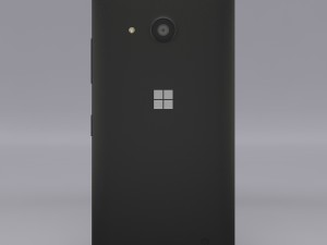 microsoft lumia 550 black 3Dモデル