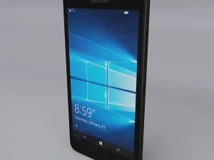 microsoft lumia 550 black 3D Model