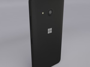 microsoft lumia 550 black 3Dモデル