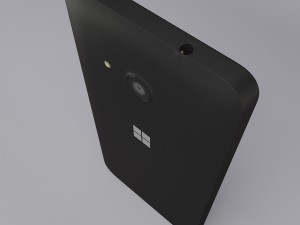 microsoft lumia 550 black 3Dモデル