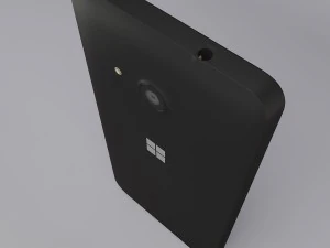 microsoft lumia 550 black 3D Model