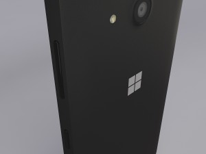 microsoft lumia 550 black 3Dモデル