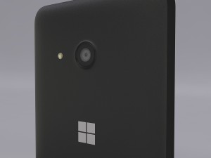 microsoft lumia 550 black 3Dモデル