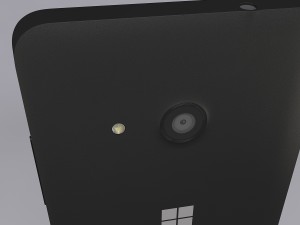 microsoft lumia 550 black 3Dモデル