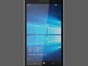 microsoft lumia 550 white 3D Model