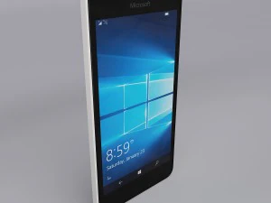 microsoft lumia 550 white 3D Model