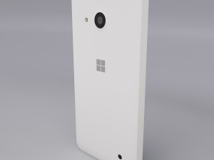microsoft lumia 550 white 3D 模型