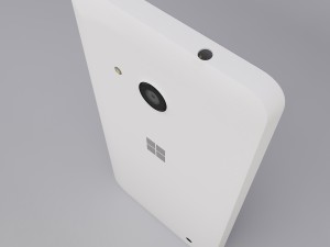 microsoft lumia 550 white 3D 模型