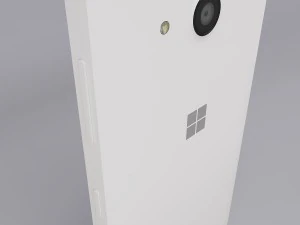 microsoft lumia 550 white 3D Model