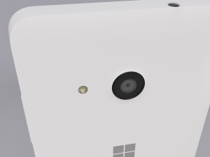microsoft lumia 550 white 3D 模型