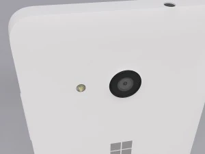 microsoft lumia 550 white 3D Model