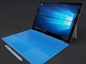 microsoft surface pro 4 type covers pen all 5 3D-Modell