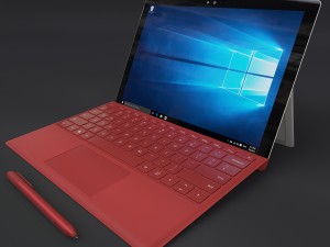 microsoft surface pro 4 type covers pen all 5 3D-Modell