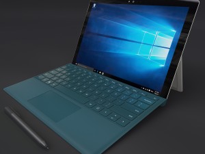 microsoft surface pro 4 type covers pen all 5 3D-Modell