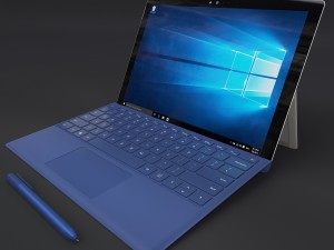 microsoft surface pro 4 type covers pen all 5 3D-Modell