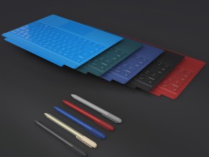 microsoft surface pro 4 type covers pen all 5 3D-Modell